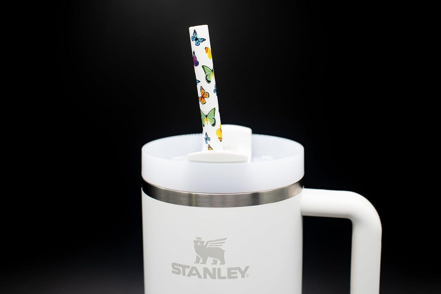Large Replacement Straws for Stanley 40 oz. & 60 oz. FlowState Cups Butterflies