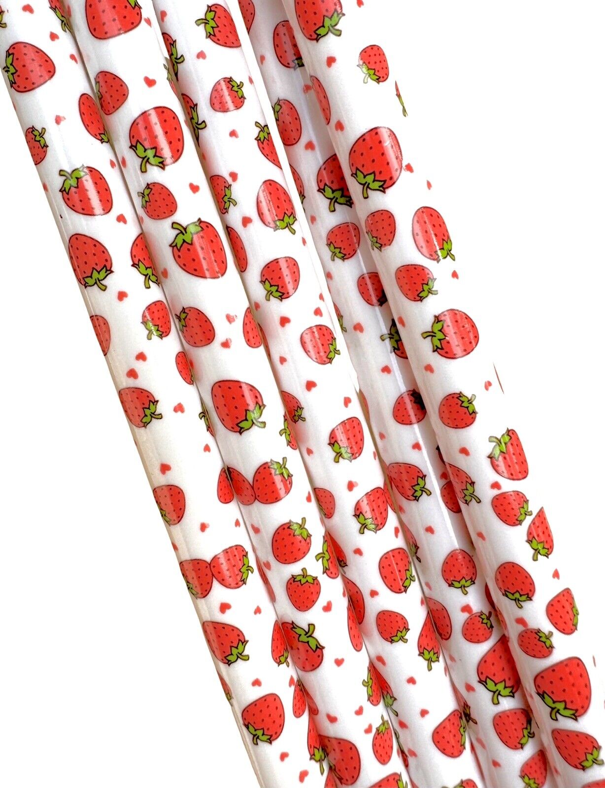 Large Replacement Straws for Stanley 40 oz. & 60 oz. FlowState Cups Strawberries