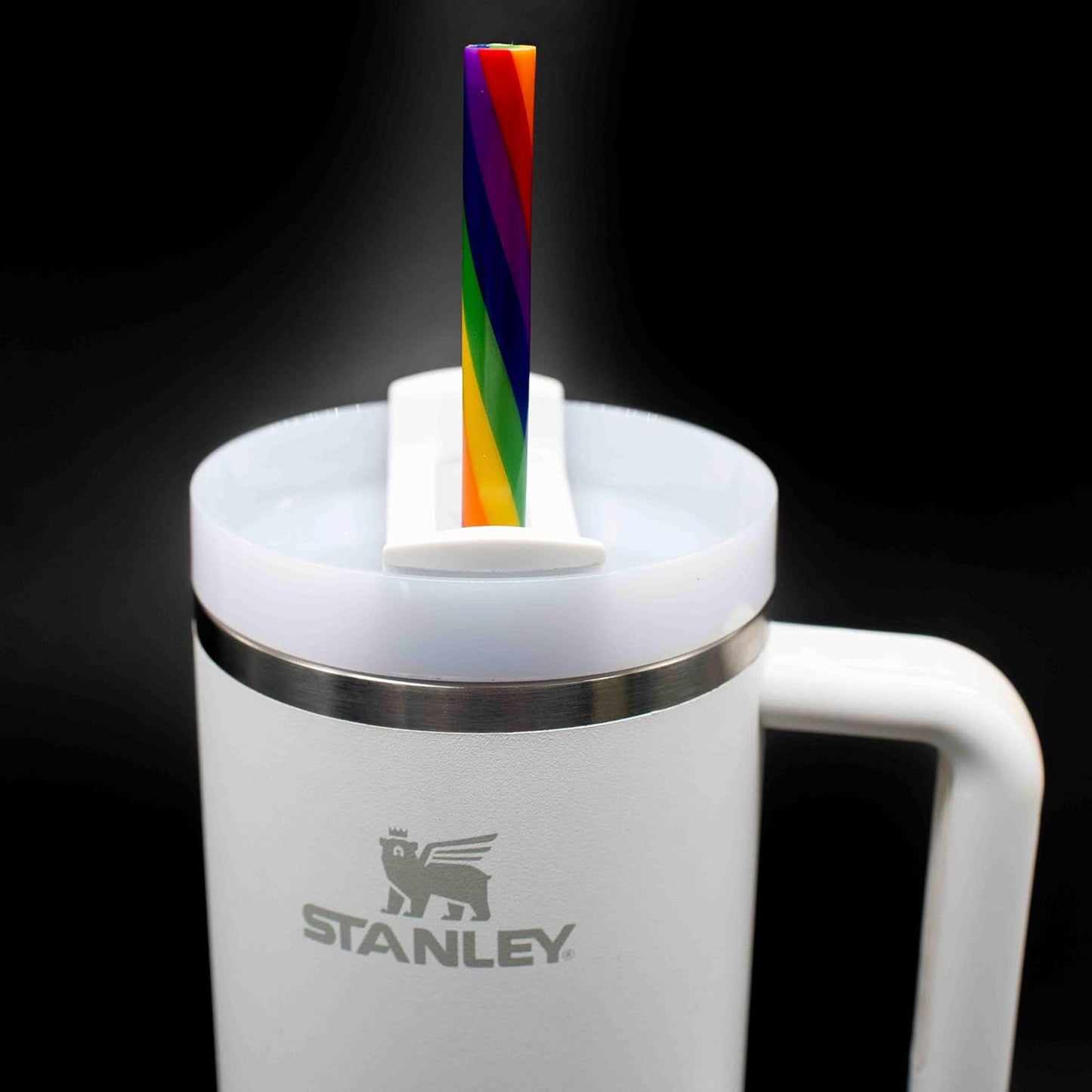 Large Replacement Straws for Stanley 40 oz. & 60 oz. FlowState Cups Rainbow